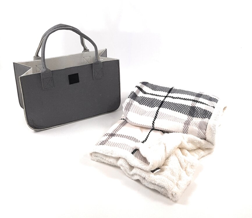 Scotland col.antracite Plaid +borsa